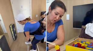 Renata Capucci mostra rotina de exercícios após diagnóstico de Parkinson