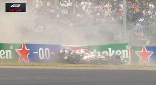 Acidente assustador de Bearman marca GP do Japão; veja o momento