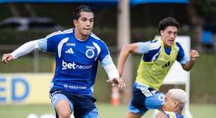 Treino do Cruzeiro tem retorno de Lucas Romero
