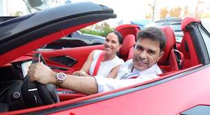 Zezé Di Camargo reúne parte da família em aniversário da neta e deixa festa em carro de luxo milionário. Fotos!