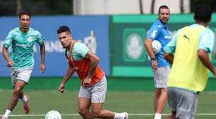 Palmeiras treina no CT e conta com Paulinho como "curinga"