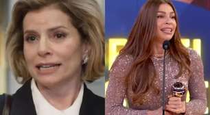 Melhores do Ano: Débora Bloch tem reação inesperada após perder para Grazi Massafera