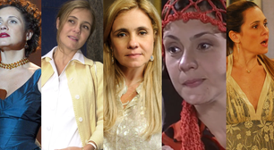 Nazaré mais jovem, Carminha de 'Avenida Brasil' e mais! 22 fotos de personagens que provam a versatilidade de Adriana Esteves