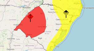 Inmet emite alertas de tempestade e calor intenso para o RS
