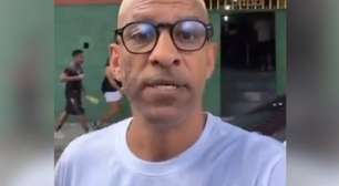 Djalminha é assaltado durante jogo do filho em clube na Zona Oeste do Rio; vídeo