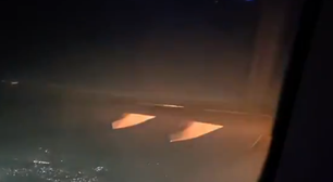 Vídeo mostra momento em que turbina de avião explode após decolagem em Guarulhos