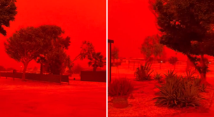 Céu se torna 'vermelho-sangue' durante passagem de ciclone na Austrália; entenda o fenômeno