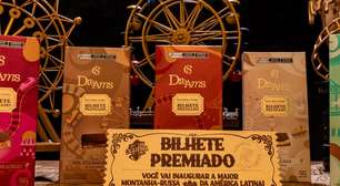 Marca 'esconde' bilhetes premiados em barras de chocolate para experiência exclusiva em novo parque