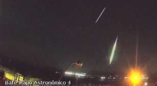 Dois meteoros em um minuto: sequência rara ilumina o céu do Rio Grande do Sul
