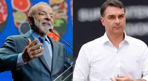 Lula e Flávio Bolsonaro empatam em 46% em eventual 2º turno da corrida presidencial, diz BTG/Nexus