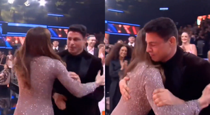 Grazi Massafera abraça o ex, Cauã Reymond, ao ganhar prêmio no 'Melhores do Ano' e momento viraliza; veja