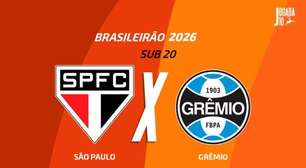 São Paulo x Grêmio (Sub-20): onde assistir, escalações e arbitragem