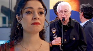 Esnobada no 'Melhores do Ano', Sophie Charlotte ganha a MELHOR homenagem do autor de 'Três Graças', Aguinaldo Silva: 'Meu prêmio é seu'