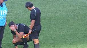 Árbitro de jogo do Palmeiras se machuca em repescagem da Copa do Mundo