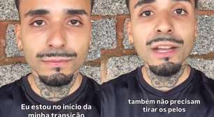Jovem trans viraliza ao falar sobre identidade de gênero: "Meus pelos não definem minha feminilidade"