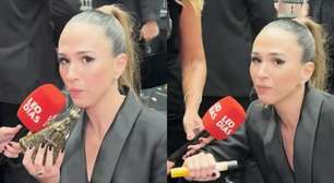 Tatá Werneck mostra santa gigante na bolsa e objeto inusitado: 'Finco no seu...'