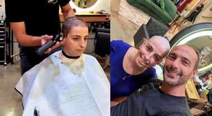 Jovem de 29 anos que enfrenta câncer raspa cabelo e é surpreendida por cabeleireiro: 'Foi acolhedor'
