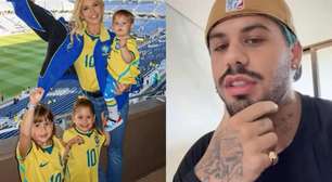 Com Virginia nos EUA para ver Vini, Zé Felipe reclama de viagens e cobra rotina dos filhos