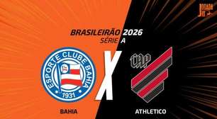 Bahia x Athletico: onde assistir, escalações e arbitragem