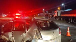 Dupla suspeita de homicídio morre após colisão frontal na BR-386, em Montenegro