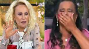 BBB 26: Solange Couto esgasga durante o 'Café com o Eliminado', no 'Mais Você'