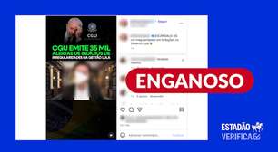 Vídeo distorce alertas de ferramenta da CGU e trata inconsistências em licitações como crimes