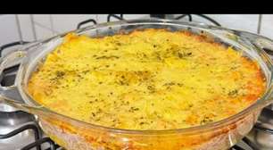 Macarronada cremosa de forno com calabresa e um molho especial, que será um sucesso em sua mesa