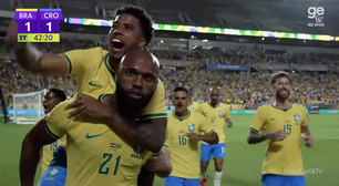 Igor Thiago agradece a Endrick por bola no pênalti: 'Feliz por ter confiado em mim'