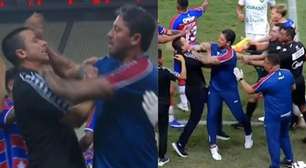 Carpini e Eduardo Barros trocam empurrões e são expulsos em Fortaleza e Cuiabá