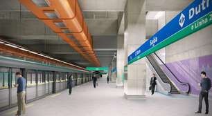 Primeira estação da Linha 2-Verde em Guarulhos
