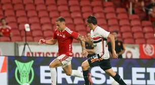 Calleri marca no fim e São Paulo arranca empate com o Internacional