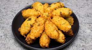 Sobrou arroz? Faça bolinhos dourados e sequinhos em 10 minutos; veja