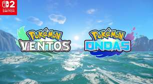 Jogar Pokémon Ventos e Ondas em português tem um custo: seus Pokémon não voltam para jogos anteriores