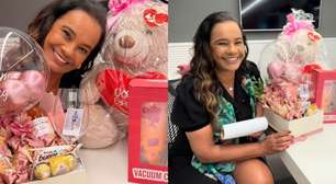 'BBB 26': Após rejeição, Solange Couto recebe presentes e agradece carinho dos fãs