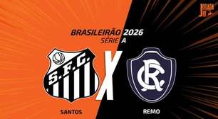 Santos x Remo, AO VIVO, com a Voz do Esporte, às 17h30