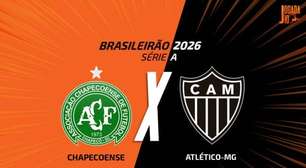 Chapecoense x Atlético, AO VIVO, com a Voz do Esporte, às 17h30