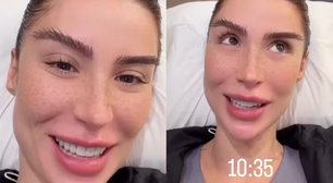 Bianca Andrade revela tensão antes de fazer transplante de sobrancelha: 'Acordar feia'