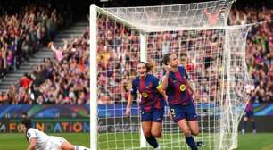 Barcelona goleia Real Madrid e avança à semifinal da Champions Feminina