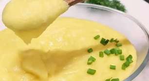Polenta cremosa simples feita na panela de pressão, uma receita deliciosa, prática e rápida