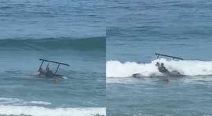 Entenda porque helicóptero caiu no mar da Barra da Tijuca, no Rio; passageiros sobreviveram
