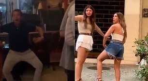 Pai de argentina acusada de racismo no Rio imita macaco após filha voltar ao país