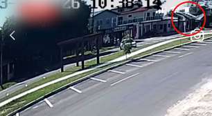 Veja momento da queda do avião sobre restaurante no litoral do RS