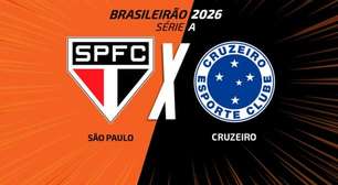 São Paulo x Cruzeiro, AO VIVO, com a Voz do Esporte, às 17h