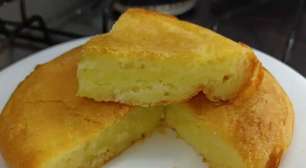 Pão de tapioca de frigideira com poucos ingredientes, o substituto perfeito para o pão