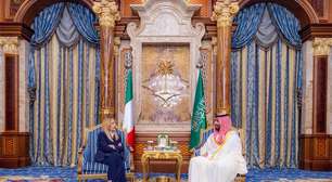 Meloni e príncipe saudita defendem reabertura de Estreito de Ormuz
