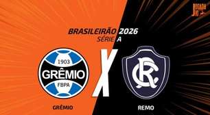 Grêmio x Remo: onde assistir, escalações e arbitragem
