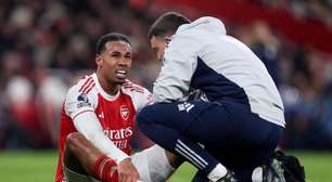 Gabriel Magalhães sai machucado em jogo do Arsenal e preocupa clube inglês