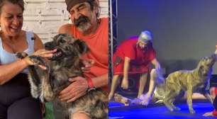 Cachorrinha da Paixão de Cristo reencontra família após ficar perdida nas enchentes do RS