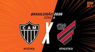 Atlético-MG x Athletico-PR, AO VIVO, com a Voz do Esporte, às 16h