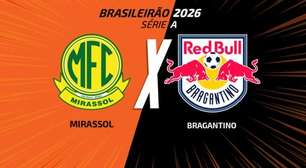 Mirassol x Bragantino, AO VIVO, com a Voz do Esporte, às 18h30